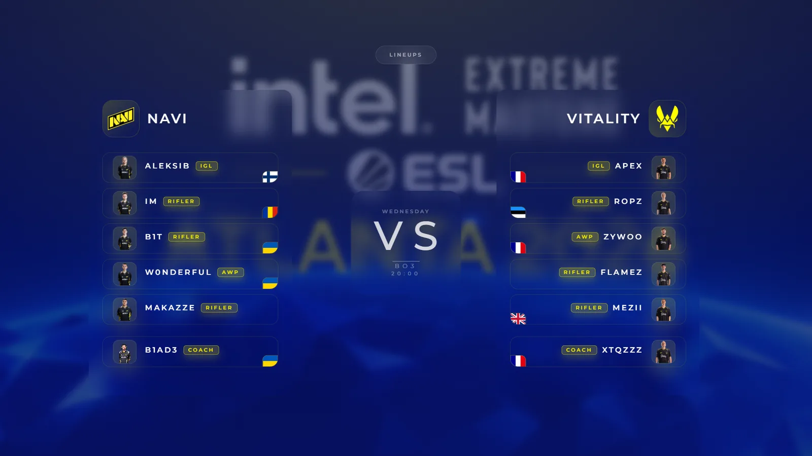 Team Lineup