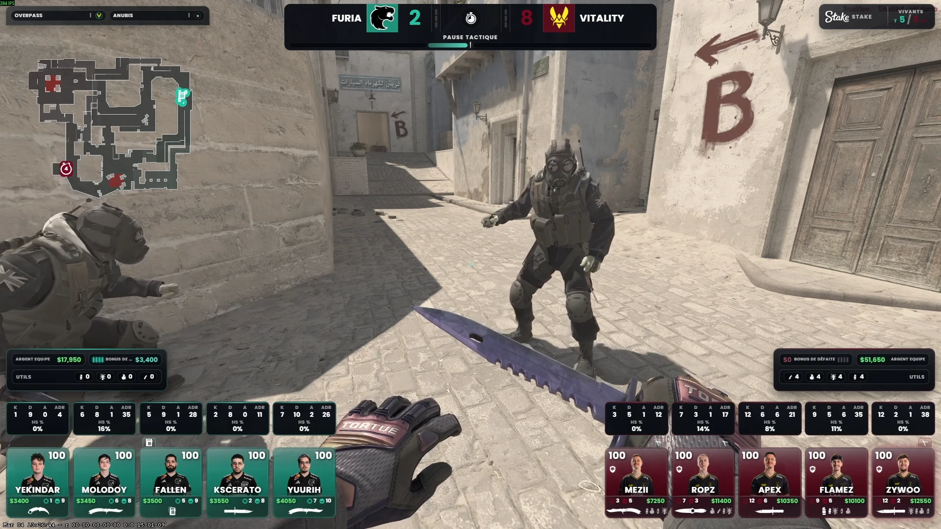 CutROOM round timer HUD module for CS2 broadcast