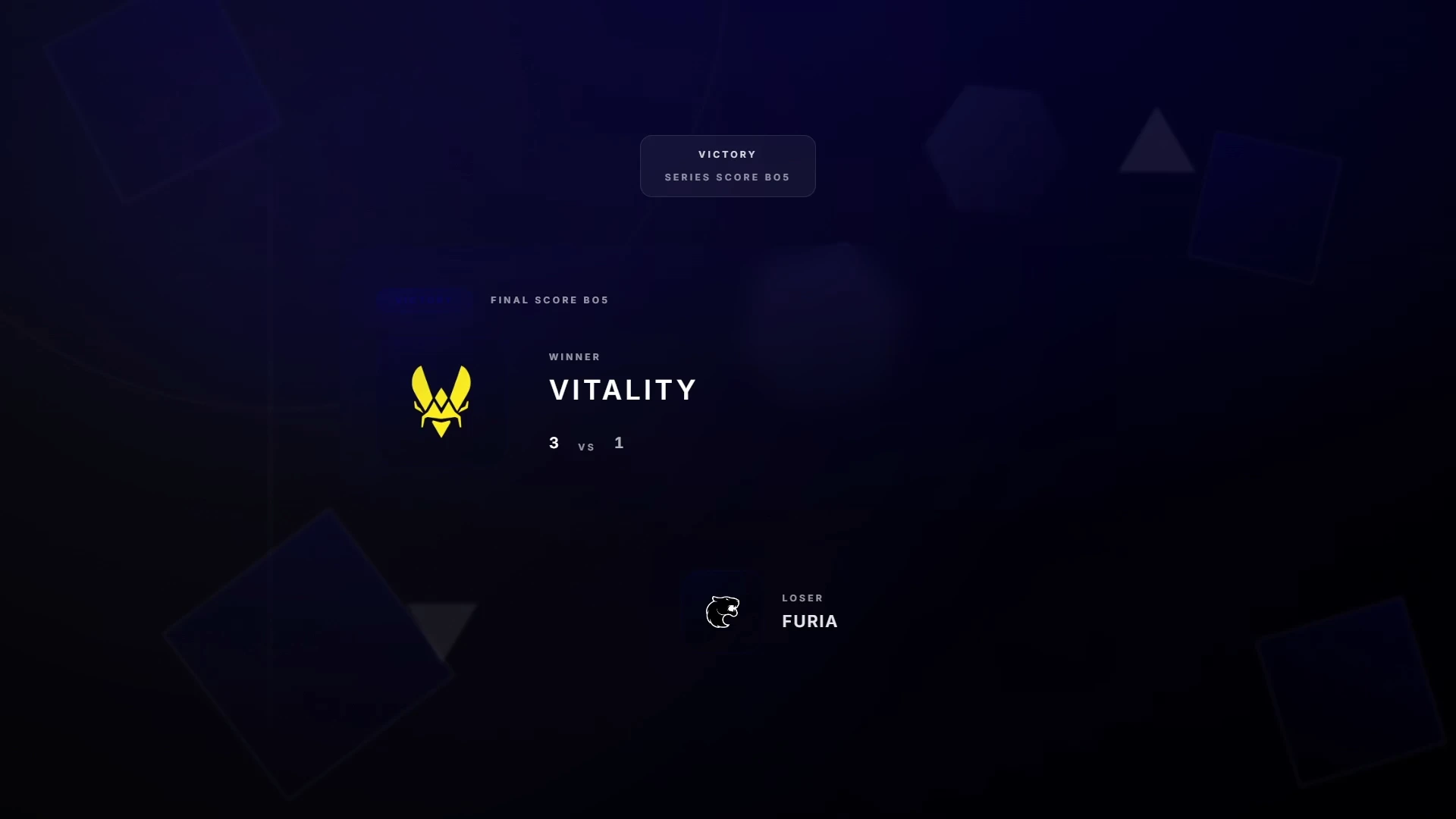 CutROOM victory overlay for CS2 broadcast